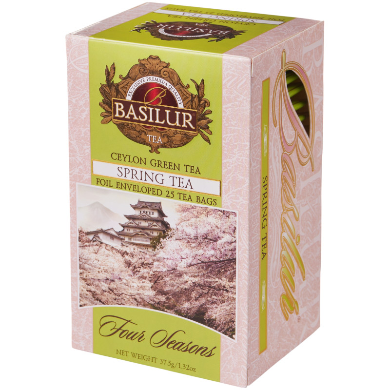 Изображение товара Чай Basilur Весенний зелёный с вишней, 25x1.5г