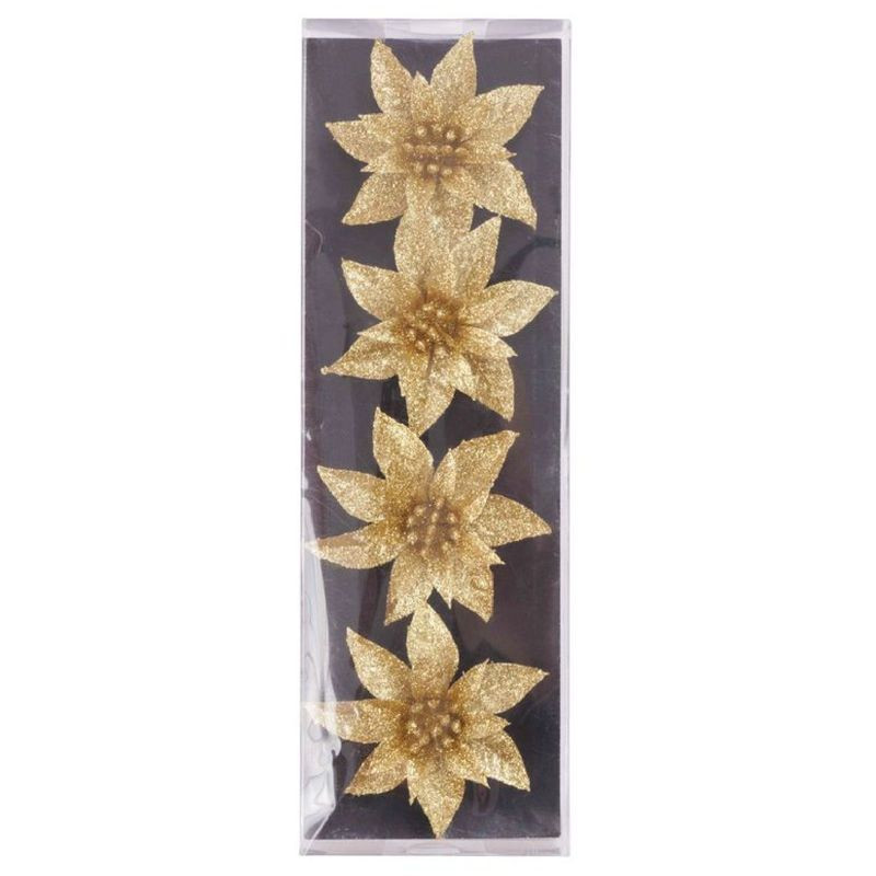 Изображение товара Ёлочное украшение Цветок Маркет разнообразных дизайнов для праздничного декора