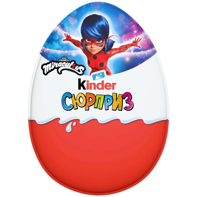 Изображение товара Шоколадное яйцо Kinder с игрушкой-сюрпризом 220г