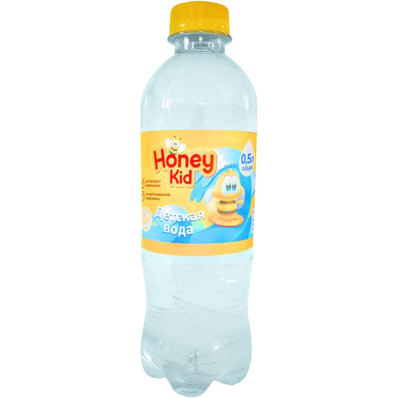 Изображение товара Вода для детей негазированная Honey Kid, 500мл