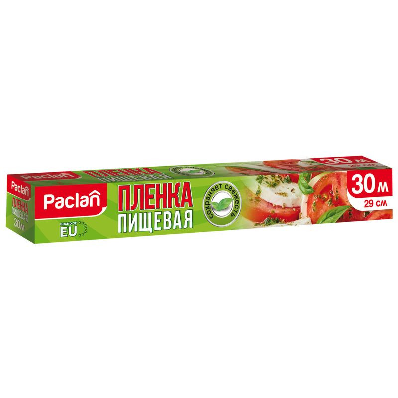 Изображение товара Плёнка Paclan для хранения пищевых продуктов 30м прозрачная