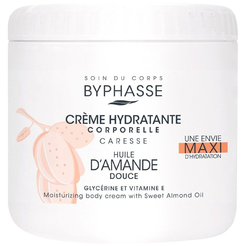Изображение товара Крем для тела Byphasse увлажняющий с маслом сладкого миндаля 500мл