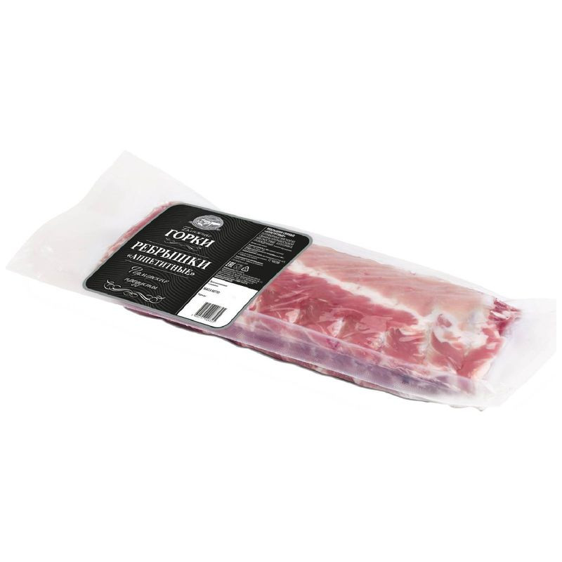 Изображение товара Премиум свиные ребрышки Ближние горки охлаждённые 14 дней, 400Ккал