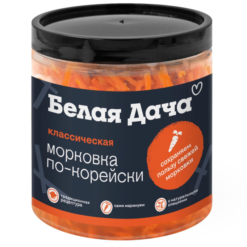 Изображение товара Морковь Белая Дача Классическая по-корейски, 350г