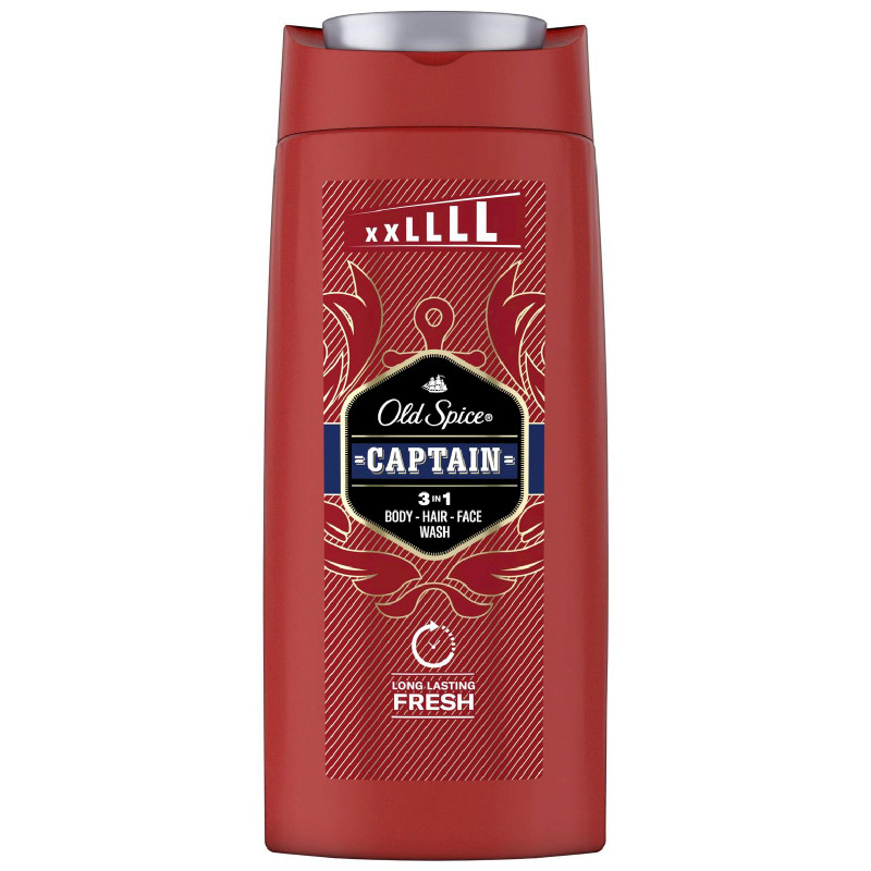 Изображение товара Гель для душа Old Spice Captain 3в1, 675 мл для мужчин и всех типов кожи