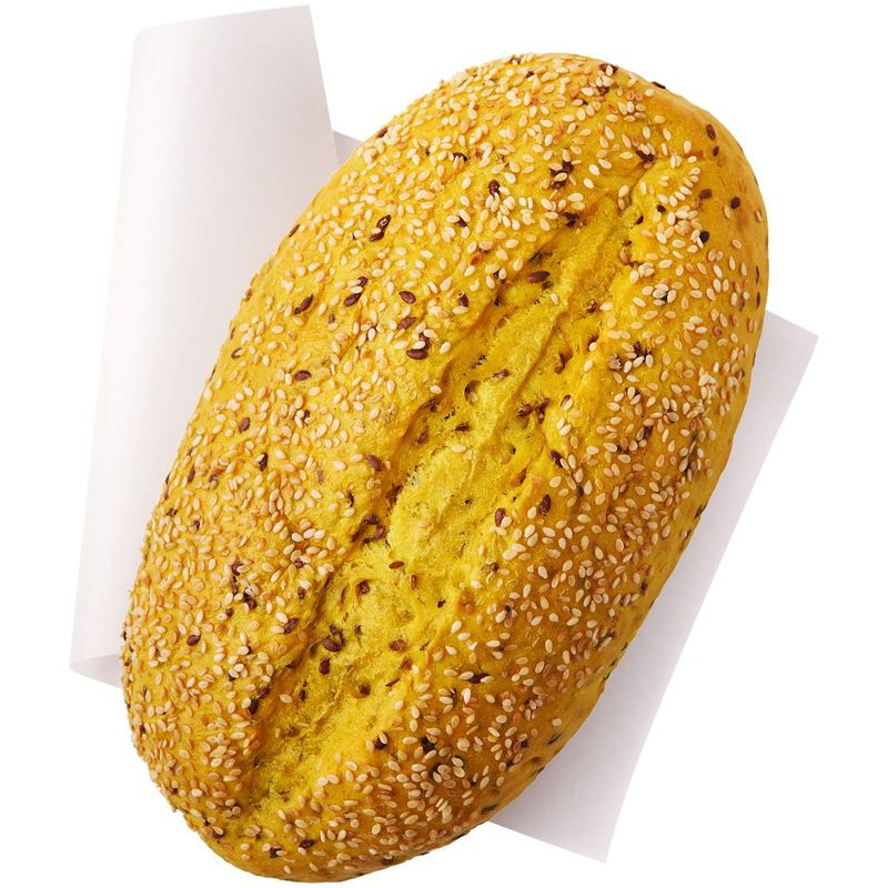 Изображение товара Хлеб с куркумой 290 г Пекарня Перекрёсток свежий ароматный