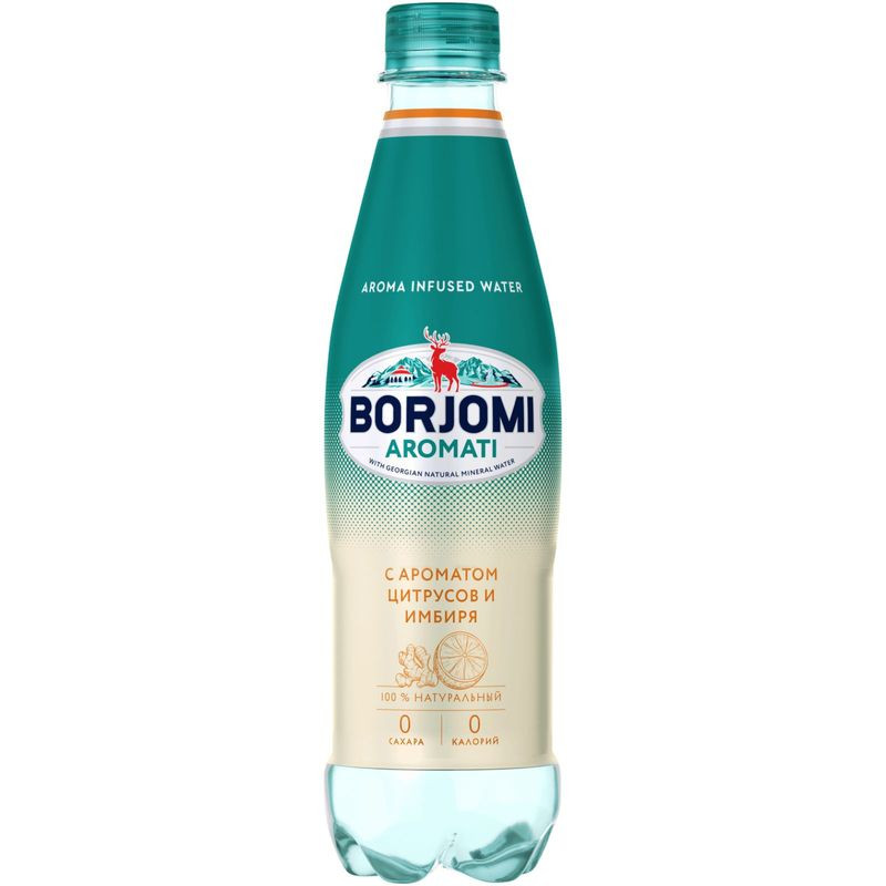 Изображение товара Вода Borjomi Aromati 500мл с ароматом цитрус-имбирь