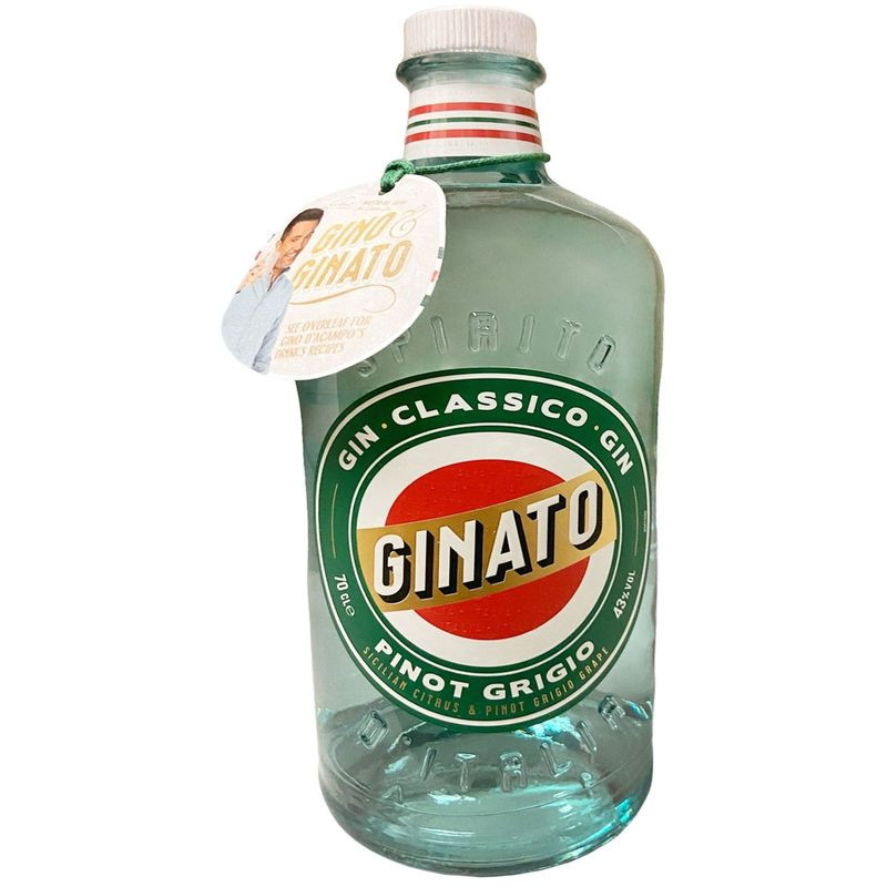 Изображение товара Джин Ginato Pinot Grigio 43% 700 мл - цитрусовый вкус высокого качества