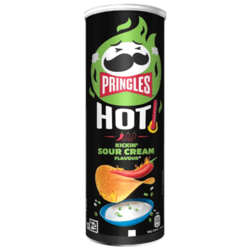 Изображение товара Чипсы Pringles картофельные острые со вкусом сметаны, 160г