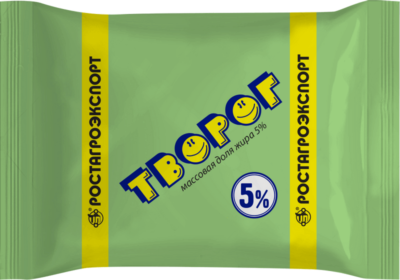 Изображение товара Творог Ростагроэкспорт 5%, 180г