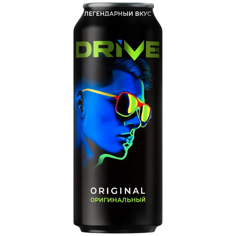 Изображение товара Энергетический напиток Drive Me Original газированный 449мл