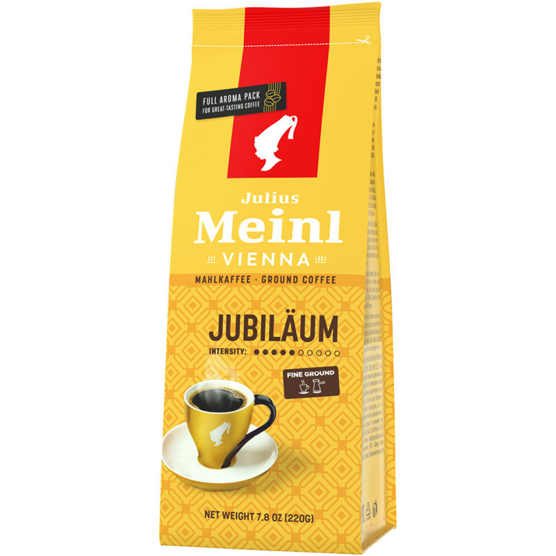 Изображение товара Кофе Julius Meinl Юбилейный натуральный молотый жареный, 220г