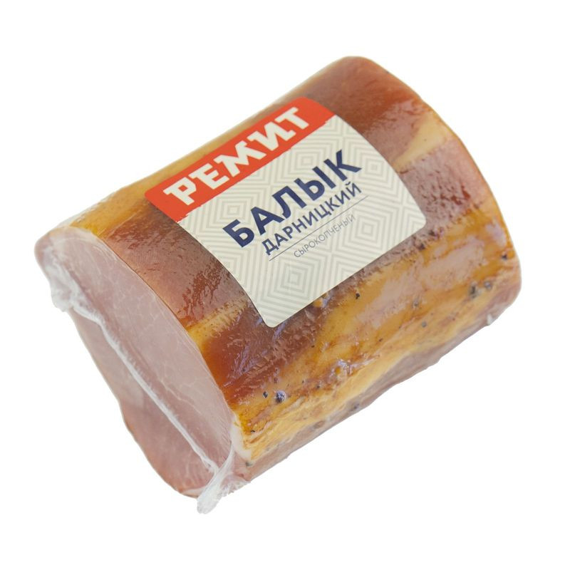 Изображение товара Высококачественный сыро-копченый балык Ремит Дарницкий из свинины 140 ккал