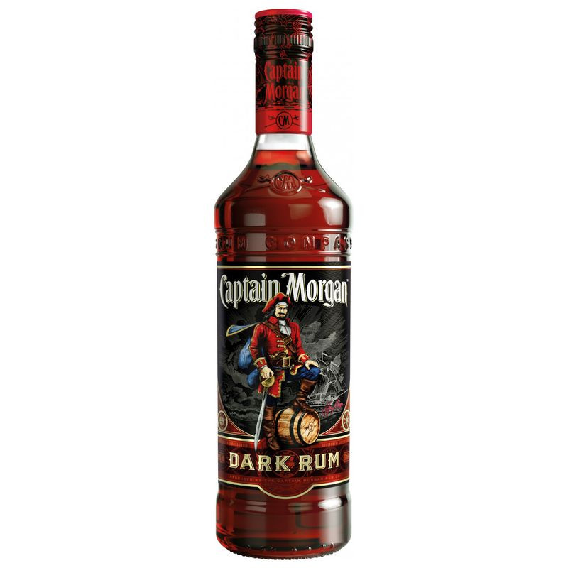 Ром Captain Morgan Dark невыдержанный, 0.7л - купить с доставкой в