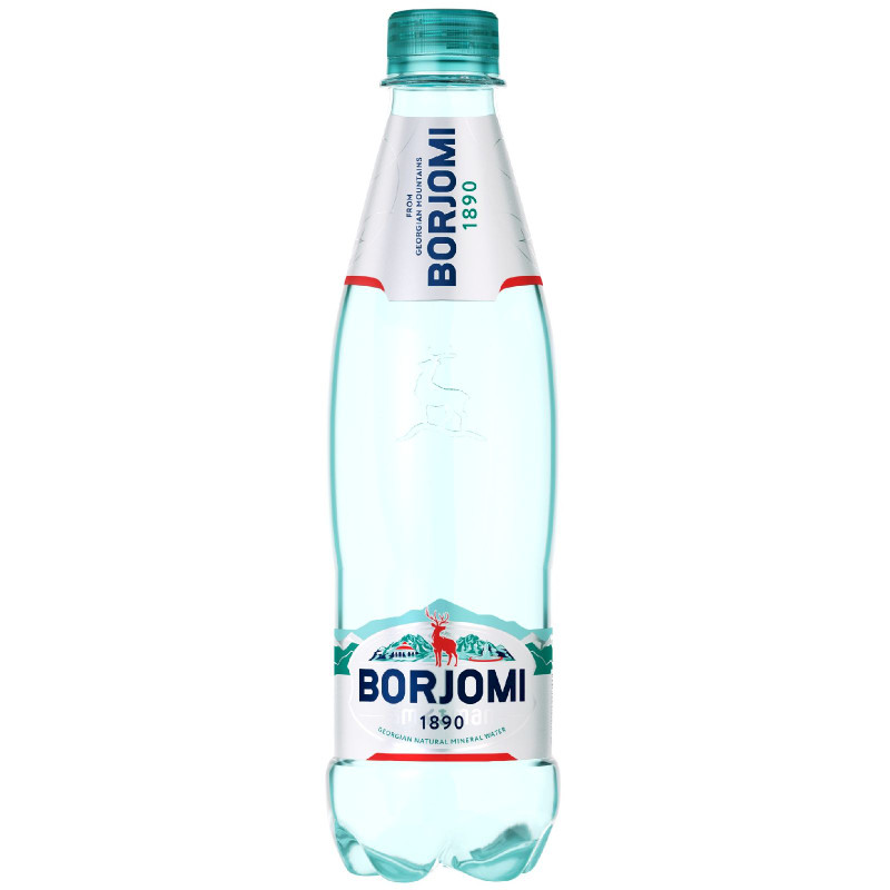 Изображение товара Вода Боржоми минеральная лечебно-столовая газированная, 500мл