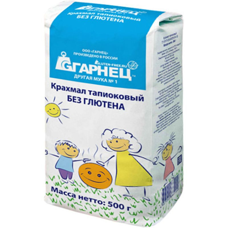 Изображение товара Крахмал тапиоковый Garnec без глютена, 500г - Энергетический источник