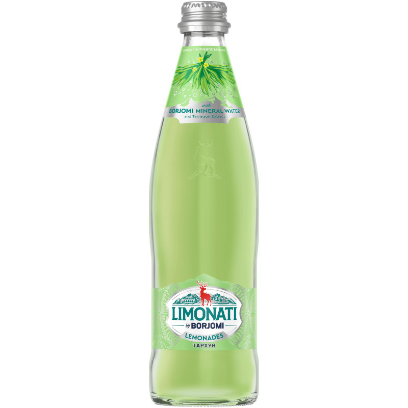 Изображение товара Напиток газированный Borjomi Limonati тархун, 500мл