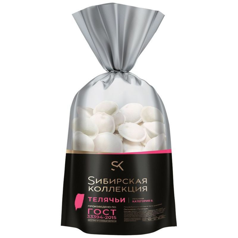 Изображение товара Пельмени телячьи Сибирская Коллекция 700 г быстрое блюдо натуральный вкус