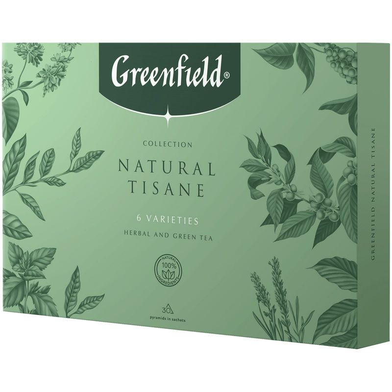 Изображение товара Чай Greenfield Нэйчерал Тизан коллекция 54г натуральный травяной сбор