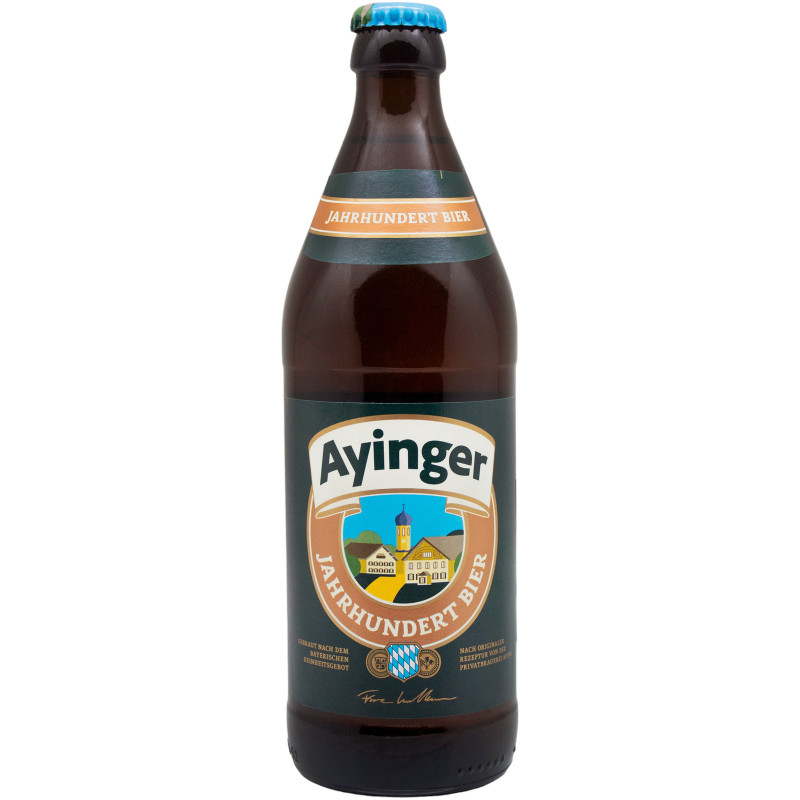 Изображение товара Пиво Ayinger Jahrhundert 500 мл немецкое фильтрованное пастеризованное