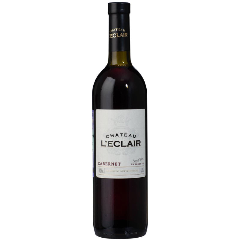 Изображение товара Вино Chateau l'Eclair Cabernet красное сухое 10%, 750мл