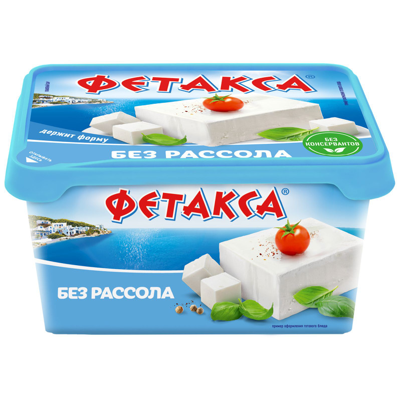 Изображение товара Сыр Фетакса без рассола, 400г