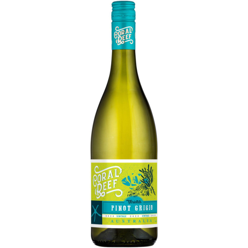Изображение товара Вино Coral Reef Pinot Grigio Франция белое сухое 12% 750мл