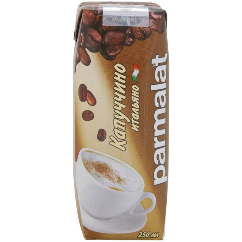 Изображение товара Коктейль молочный Parmalat капучино с кофе и какао 1.5%, 250мл