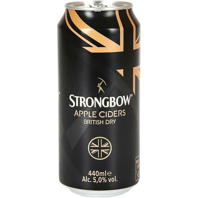 Изображение товара Strongbow яблочный полусухой сидр 5% 440мл - натуральный фруктовый напиток