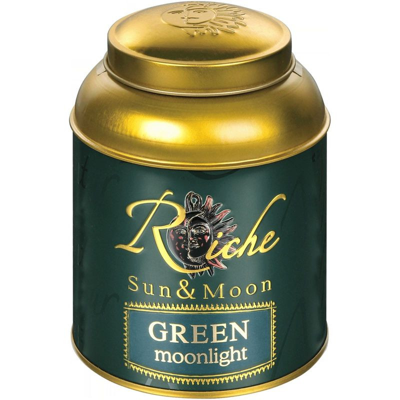 Изображение товара Зелёный крупнолистовой чай Riche Natur Green Moonlight 100г Китайский байховый