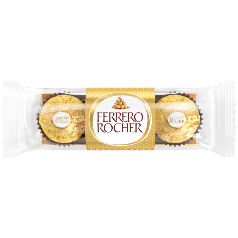 Изображение товара Конфеты Ferrero Rocher молочный шоколад и лесной орех, 37.5г