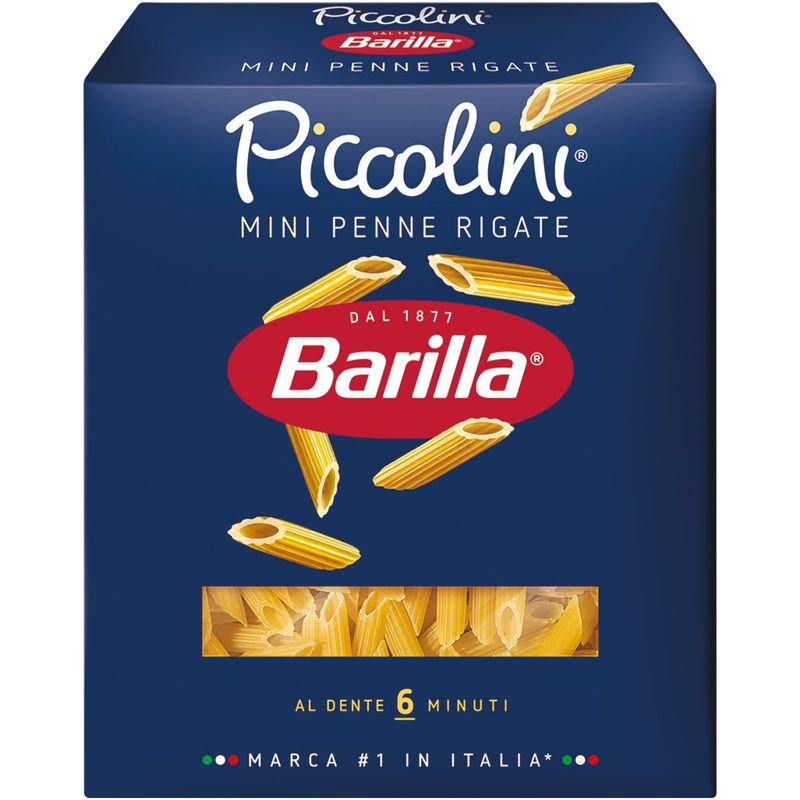 Изображение товара Макароны Barilla Mini Penne Rigate n.66 450г из твёрдых сортов пшеницы