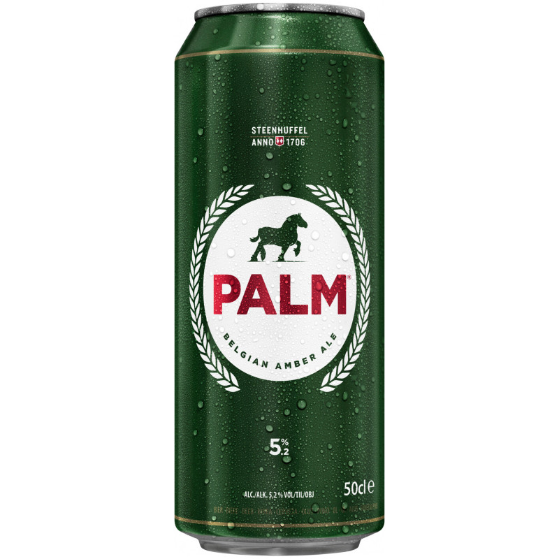 Изображение товара Пиво Palm тёмное фильтрованное 5.2%, 500мл