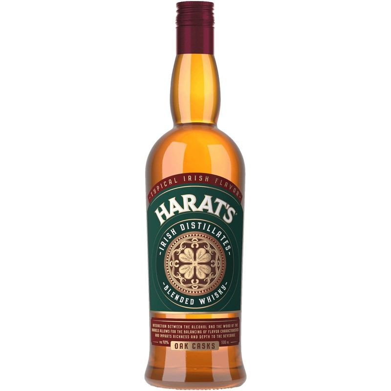 Изображение товара Виски Harat's купажированный 40% 500 мл Россия