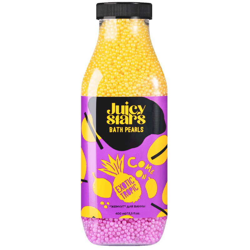 Изображение товара Жемчуг для ванны Juicy Stars Камон экзотик тропик 400 мл натуральный аромат
