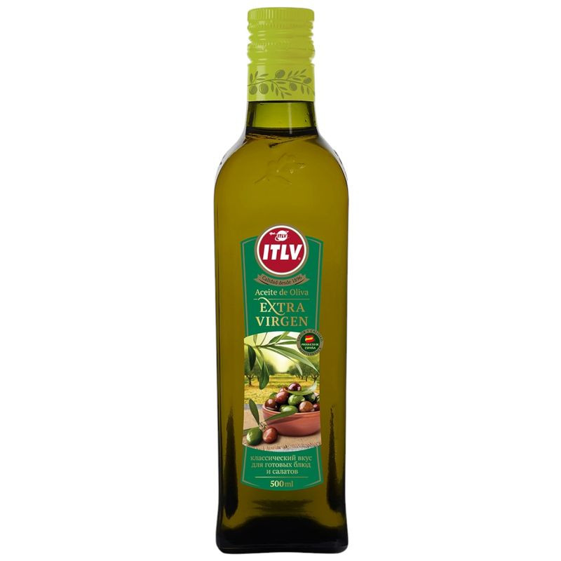 Изображение товара Масло оливковое ITLV Extra Virgin 500 мл высокое качество холодный отжим