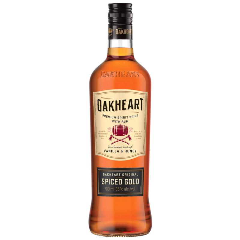 Изображение товара Коктейль Oakheart Original Spiced Gold с ромом 35%, 700мл