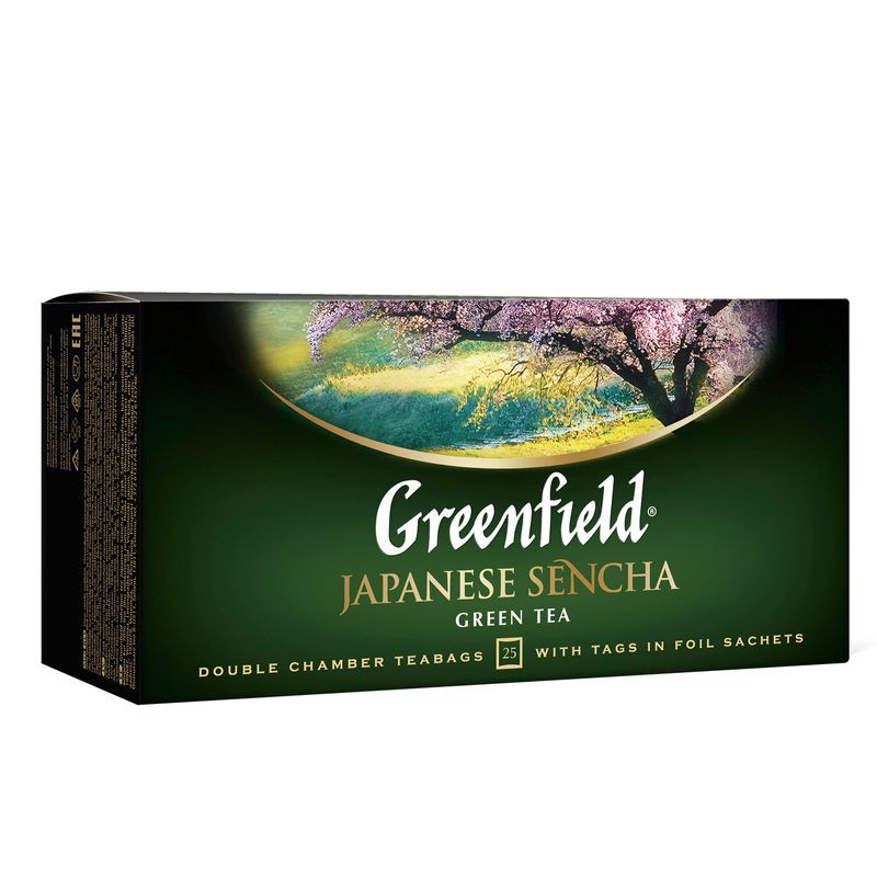 Чай Greenfield Japanese Sencha зелёный в пакетиках, 25х2г - купить