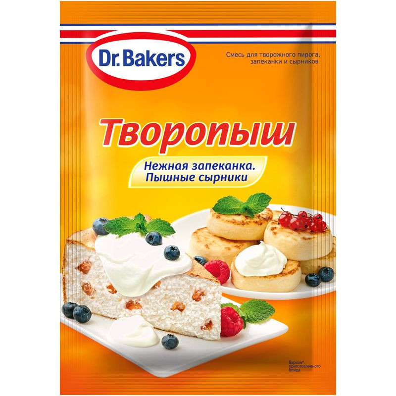 Изображение товара Смесь Dr. Bakers Творопыш для творожного пирога и запеканки 60 г