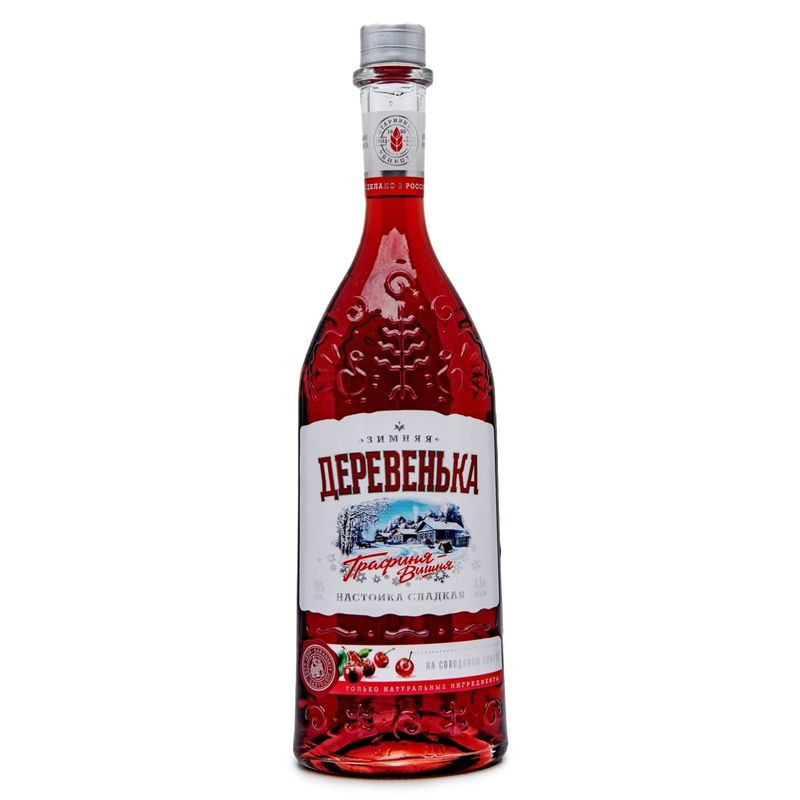 Изображение товара Настойка Зимняя Деревенька Графиня вишня сладкая 19% 500мл