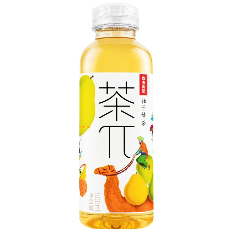 Изображение товара Холодный зеленый чай с помело Nongfu Spring 500мл Натуральный освежающий напиток