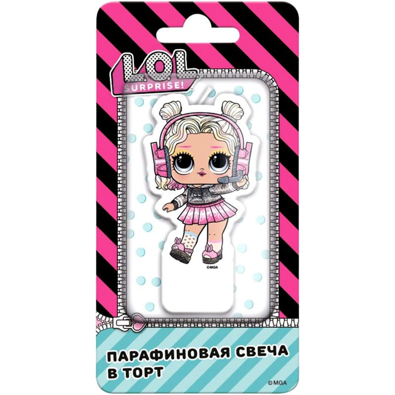 Изображение товара Свеча ND Play L.O.L. парафиновая для торта в России