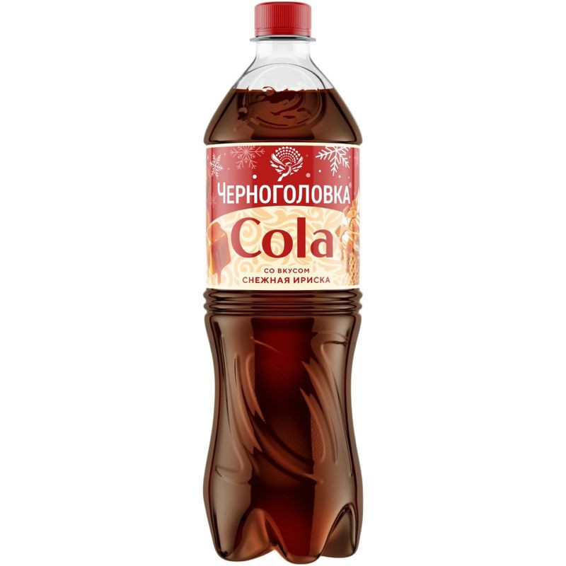 Изображение товара Газированный напиток Кола Снежная Ириска 1л классический вкус с кофеином