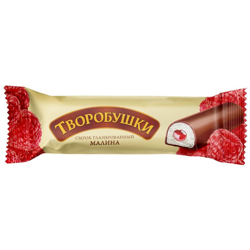 Изображение товара Сырок творожный глазированный Творобушки Малина 20%, 40г
