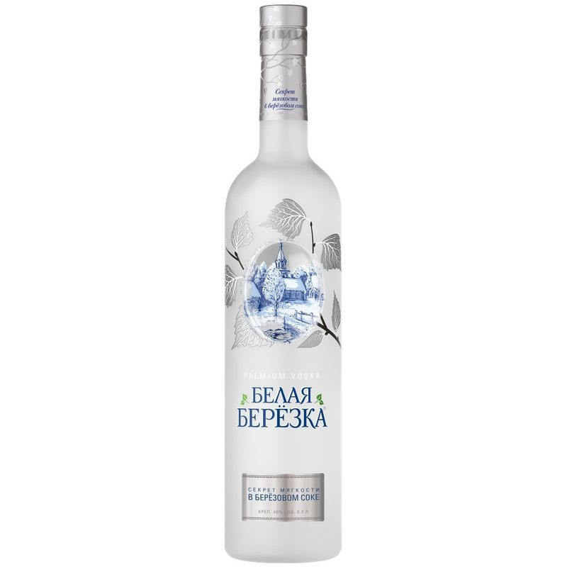 Изображение товара Водка Белая березка 40% 700 мл - классический российский напиток