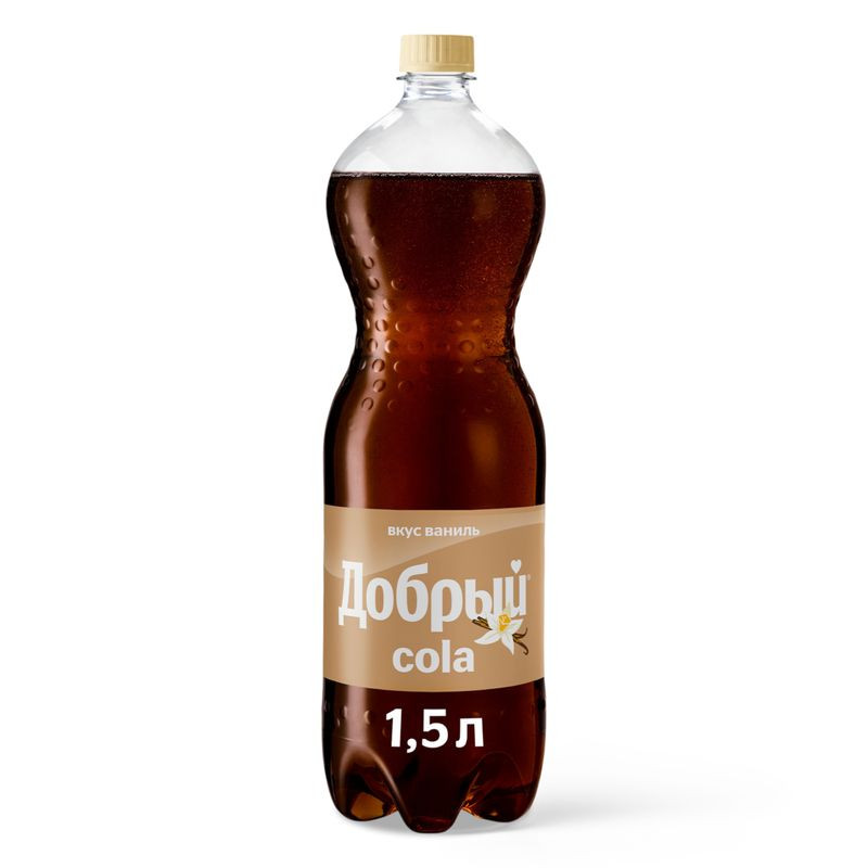 Изображение товара Газированный напиток Добрый Cola ваниль 1.5л с натуральным вкусом и кофеином