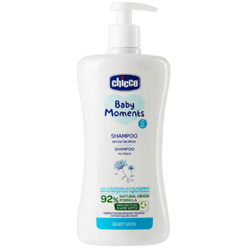 Изображение товара Шампунь Chicco Baby Moments без слёз 500мл для детей