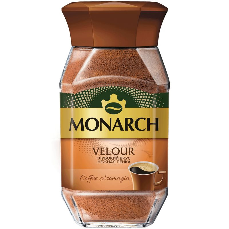 Изображение товара Кофе Monarch Velour натуральный растворимый, 95г