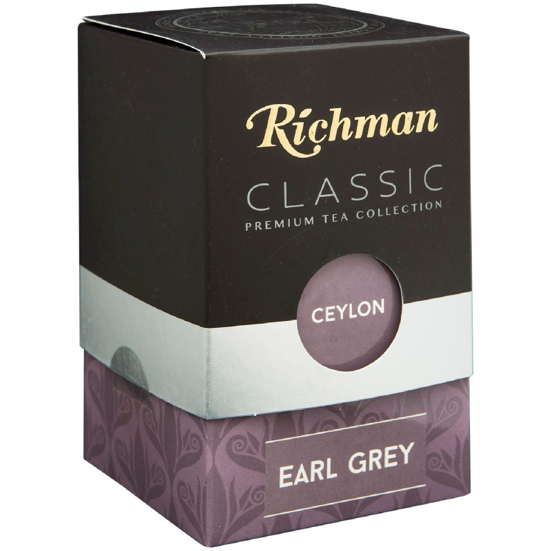 Изображение товара Чай Richman Orange Pekoe чёрный с ароматом бергамота крупнолистовой, 100г
