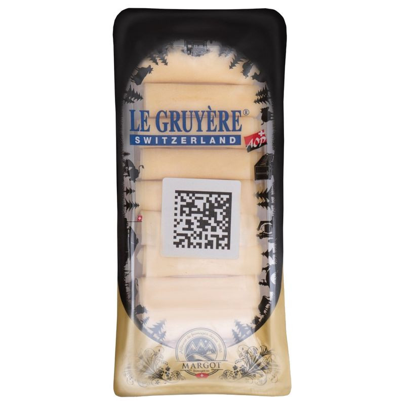 Изображение товара Твердый сыр Margot Fromages Грюйер 49% 100 г высокое качество